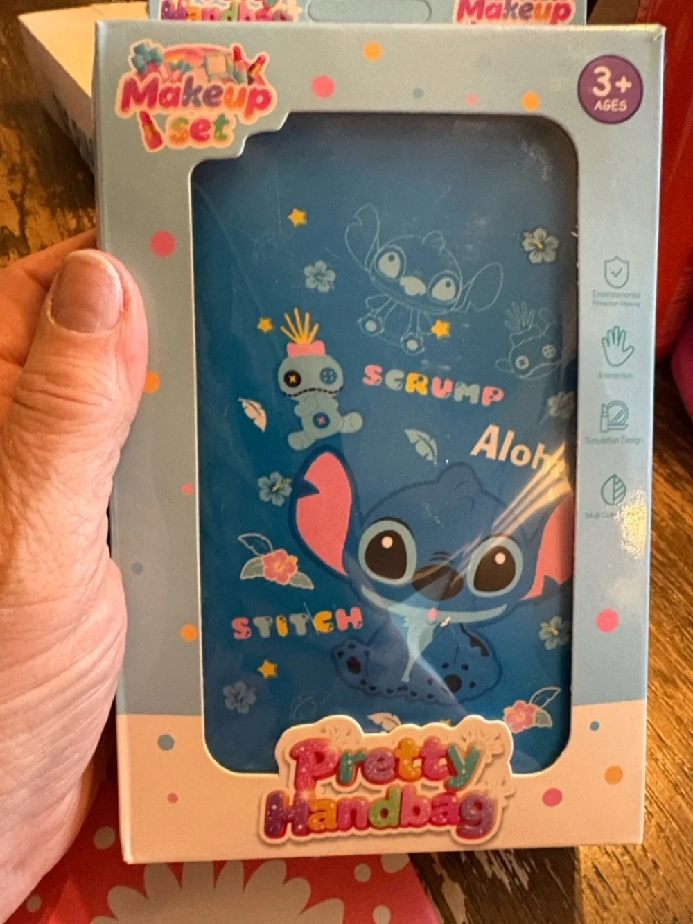Disney Blue Stitch Aloha Kids Handbag Case